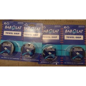 Bab O Lat Lot Of 4 Double Line Racquet Towel Grip New black Color